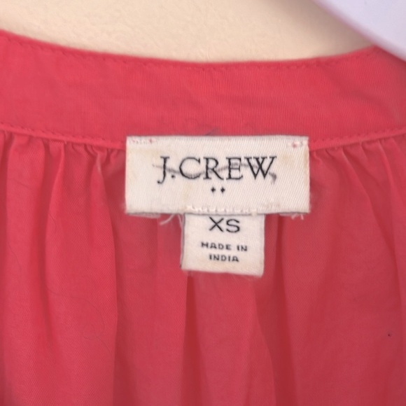 J. CREW Coral Tiered Ruffled Dress XS NWOT - Picture 10 of 12